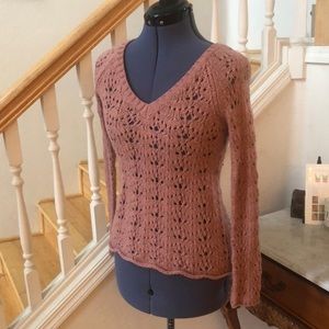 American Eagle Faded Pink Sweater Size S